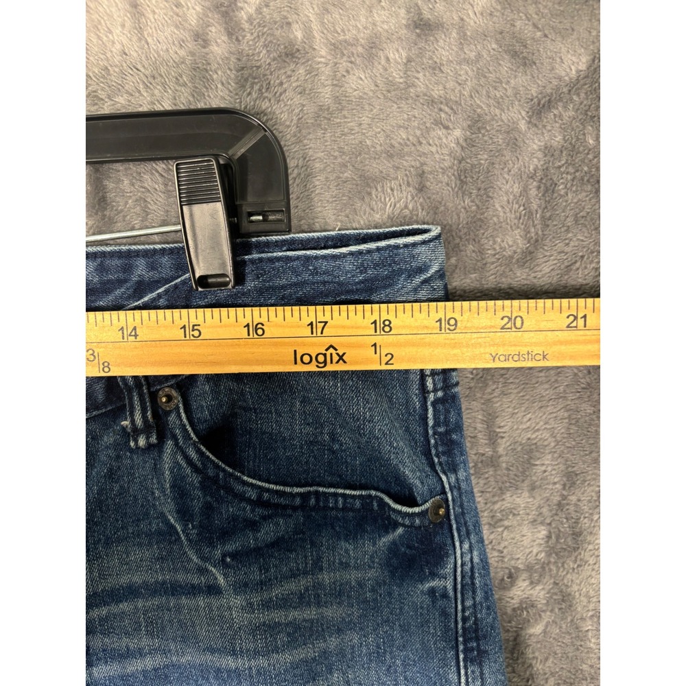 Steve & Barry's Women Blue Embellished Bootcut Jeans Size 16 Medium Wash Denim - Picture 5 of 12